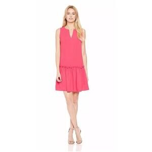 Trina Turk Yarrow Pink Drop Waist Dress size 6